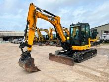 2022 JCB 85Z-2 HYDRAULIC EXCAVATOR SN:JCB8AEA3AN3145269 powered by Kohler diesel engine, equipped