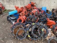 QTY OF USED WATER VALVES & CLAMPS SUPPORT EQUIPMENT