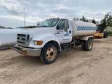 2007 FORD WATER TRUCK VN:509959 powered by diesel engine, equipped with 6 speed transmission, power