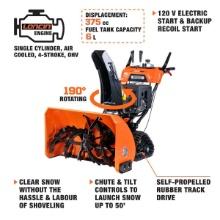 NEW SUPPORT EQUIPMENT NEW TMG Industrial 34'' Self-Propelled Gas-Powered Snow Blower, Dual-Stage,