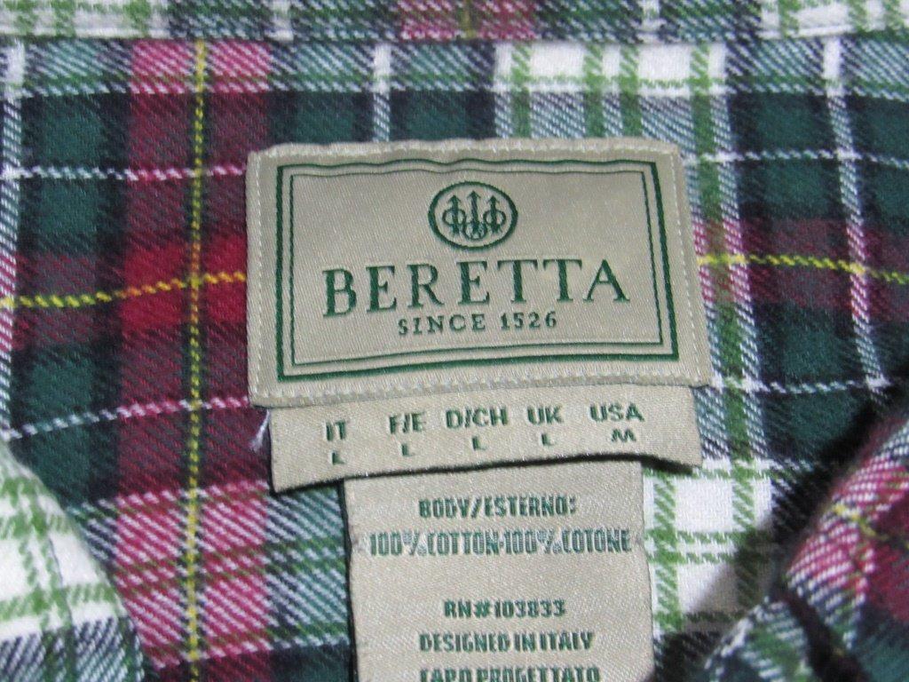 (Qty - 5) Men's Beretta Brand Button Down Shirts-