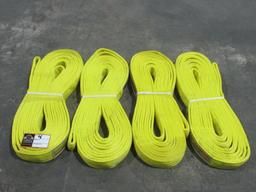 (Qty - 4) **NEW** 18' Nylon Rigging Slings-