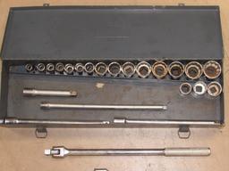 Socket Wrench, Breaker Bar and Speed Wrench Set-