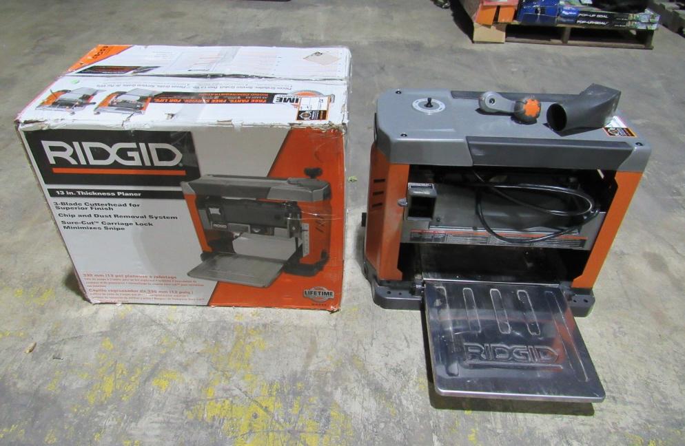 Ridgid 13" Planer-