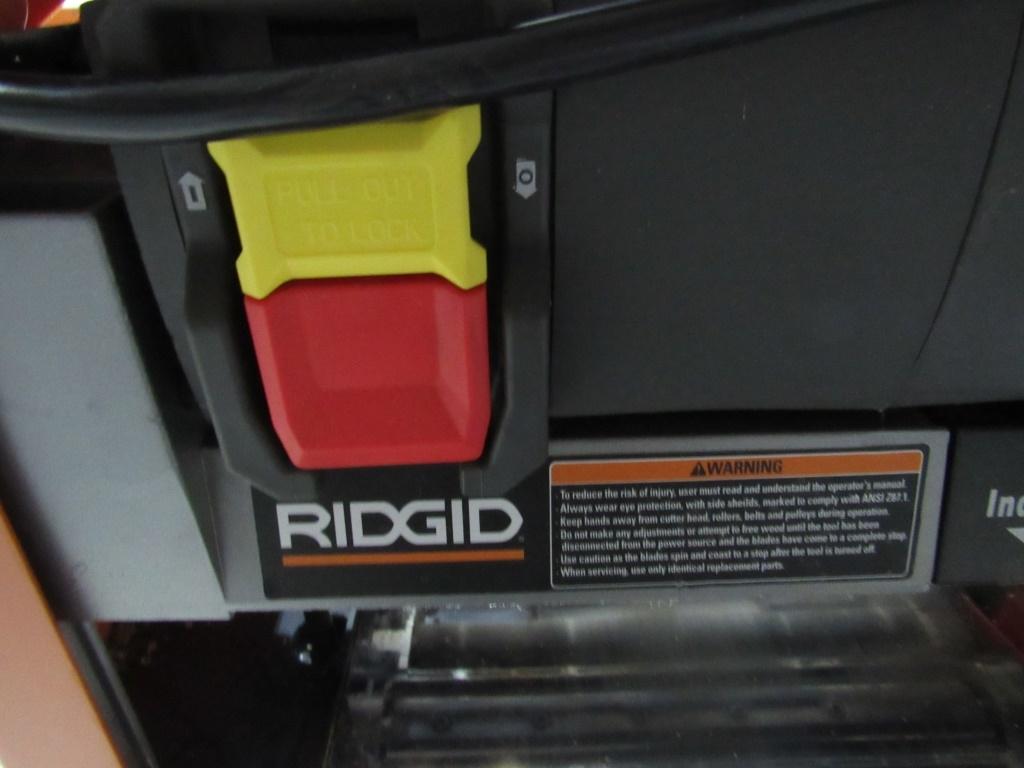 Ridgid 13" Planer-