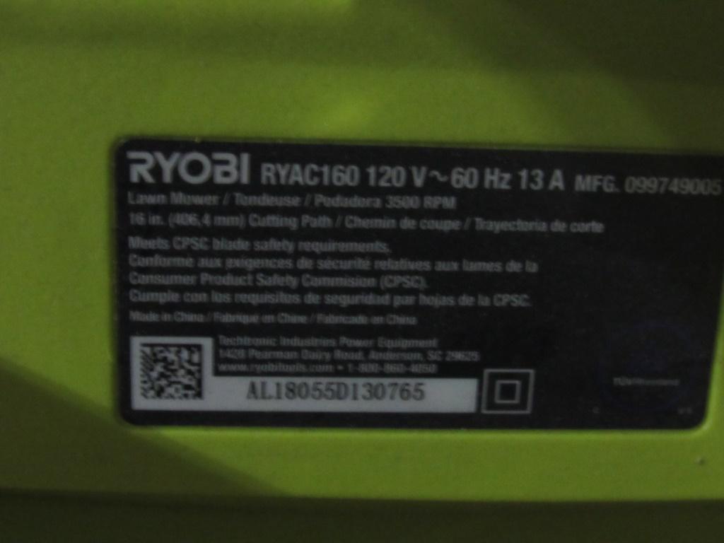 Ryobi 16" Electric Lawn Mower-