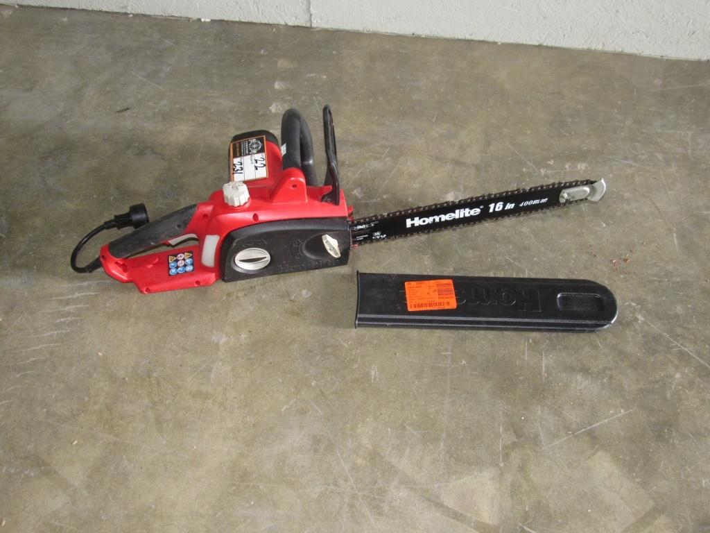 (Qty - 2) Homelite Corded Chainsaws-