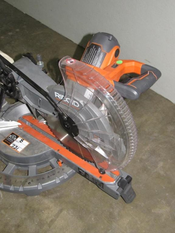 Ridgid 12" Dual Bevel Sliding Miter Saw-