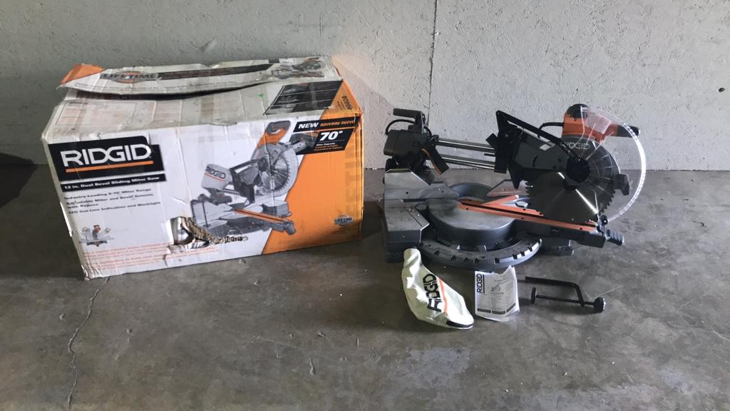 Ridgid 12" Dual Bevel Sliding Miter Saw-