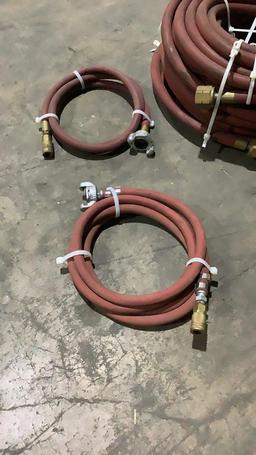 Assorted Air Hose and Quick Disconnect Air Hose-