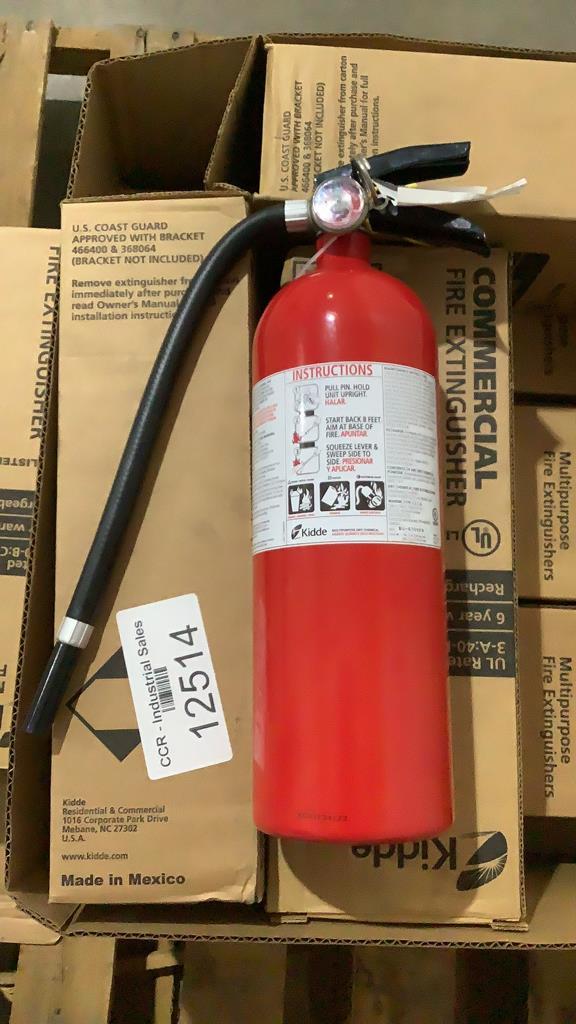 (qty - 9) Fire Extinguishers-