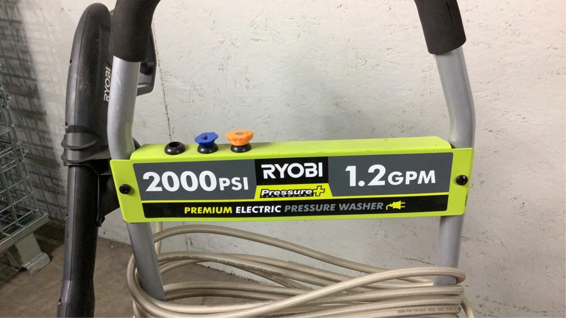 2000 PSI Ryobi Electric Pressure Washer-