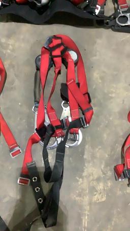 (Qty - 5) Complete Harnesses w/ Fall Protectors-