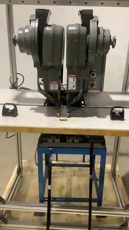 Double Head Rivet Machine w/ Table-