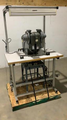 Double Head Rivet Machine w/ Table-