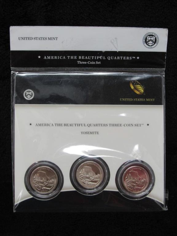 America The Beautiful Quarters 3-Coin Set-