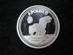 1 Troy Ounce NASA Apollo 11 Silver Round-