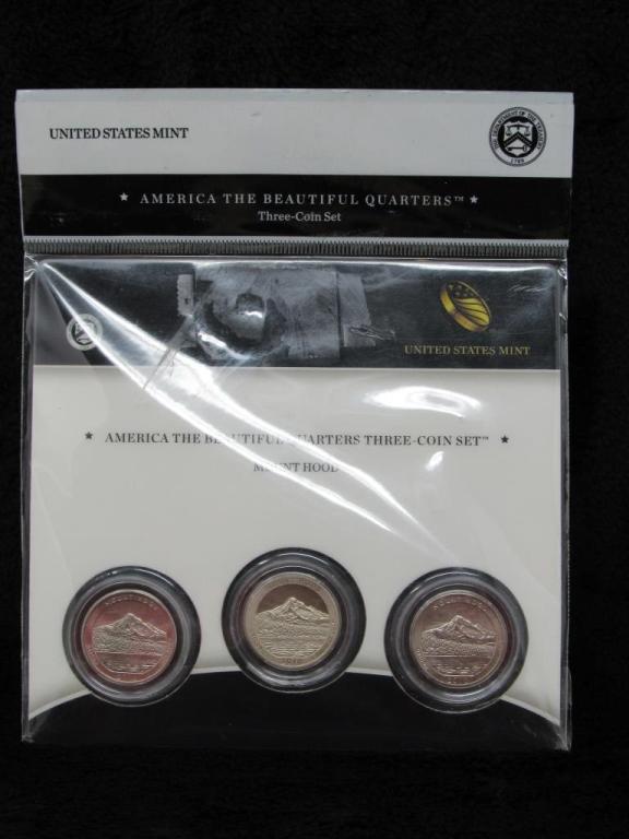 America The Beautiful Quarters 3-Coin Set-