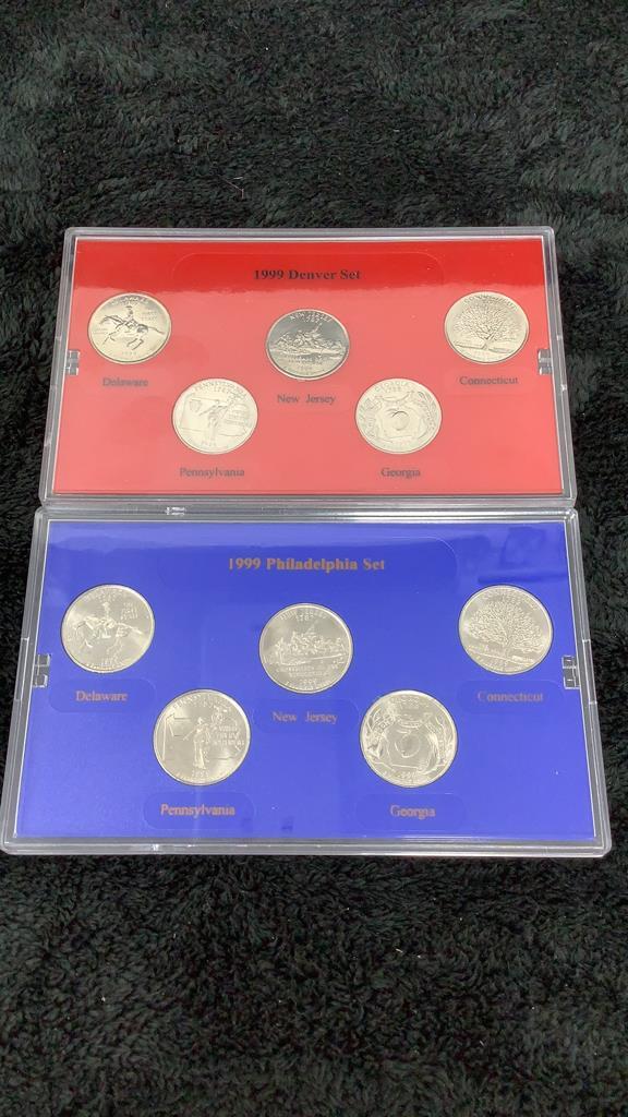 1999 U.S. Mint State Quarter Uncirculated Set-