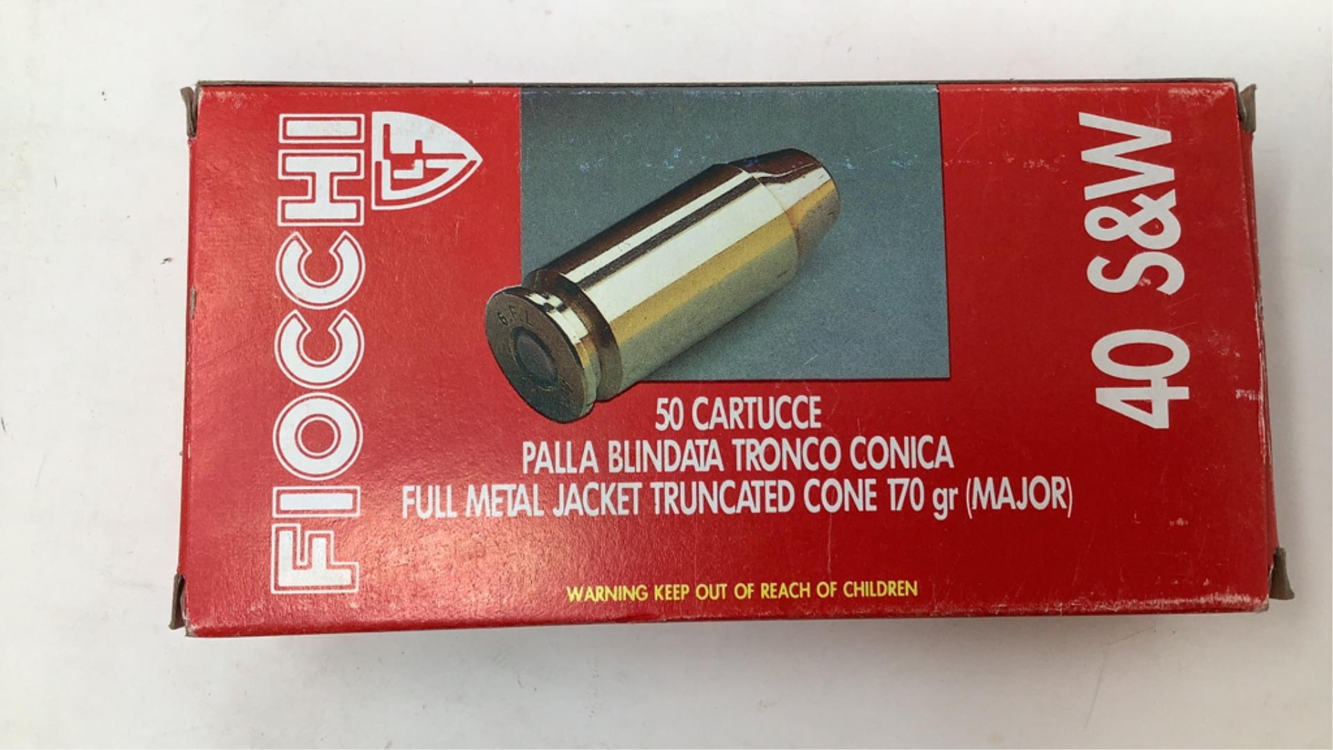 50 Rds Fiocchi 40 S&W