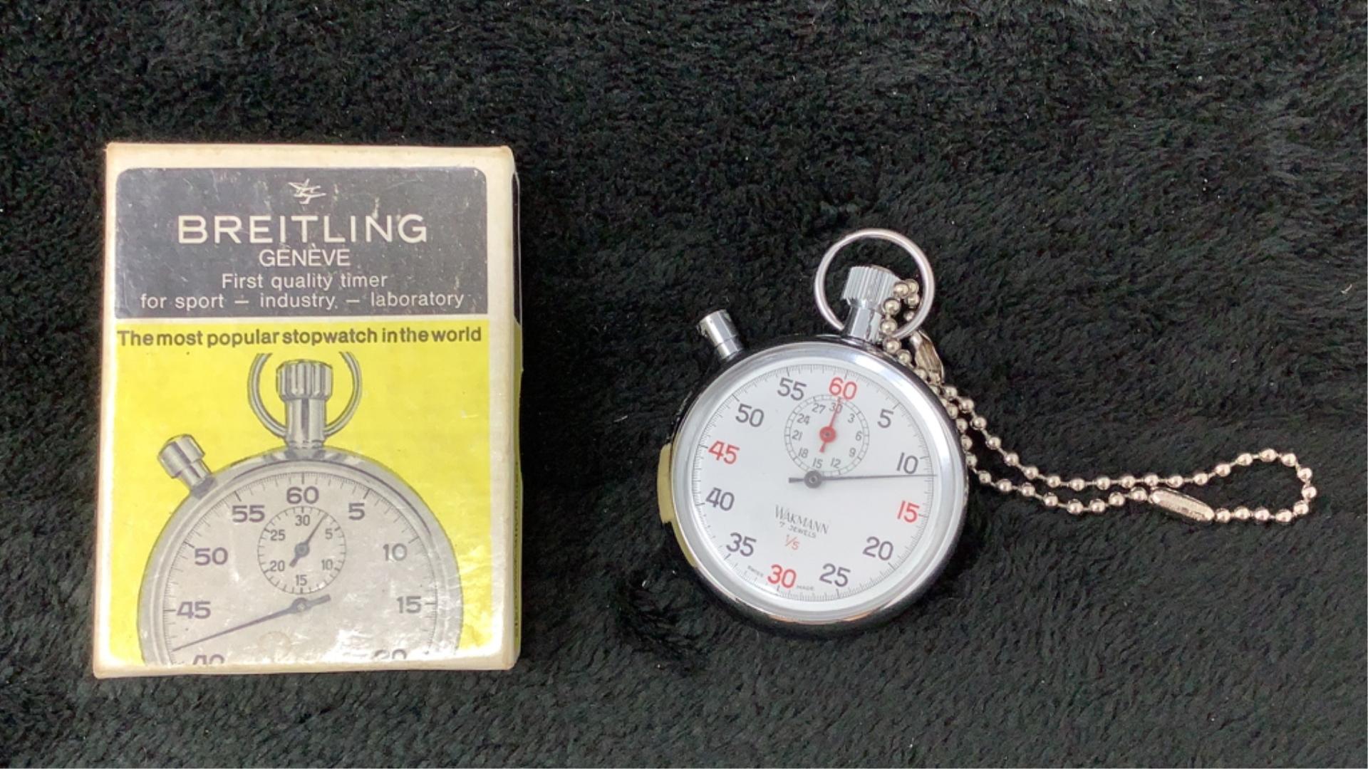 Breitling Wakmann 1/5 Stopwatch-