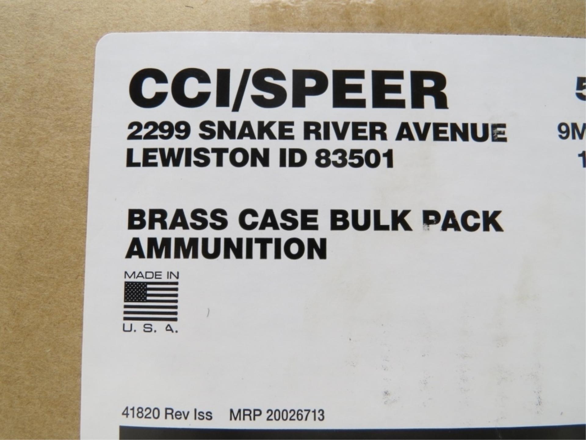 1000 Rds CCI/Speer 9mm-