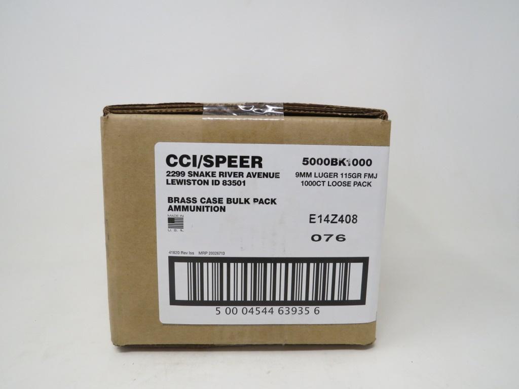 1000 Rds CCI/Speer 9mm-