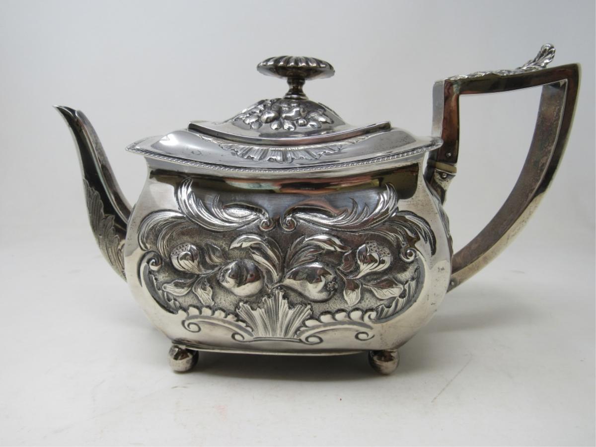 Elegant 1807 George III English Silver Teapot-