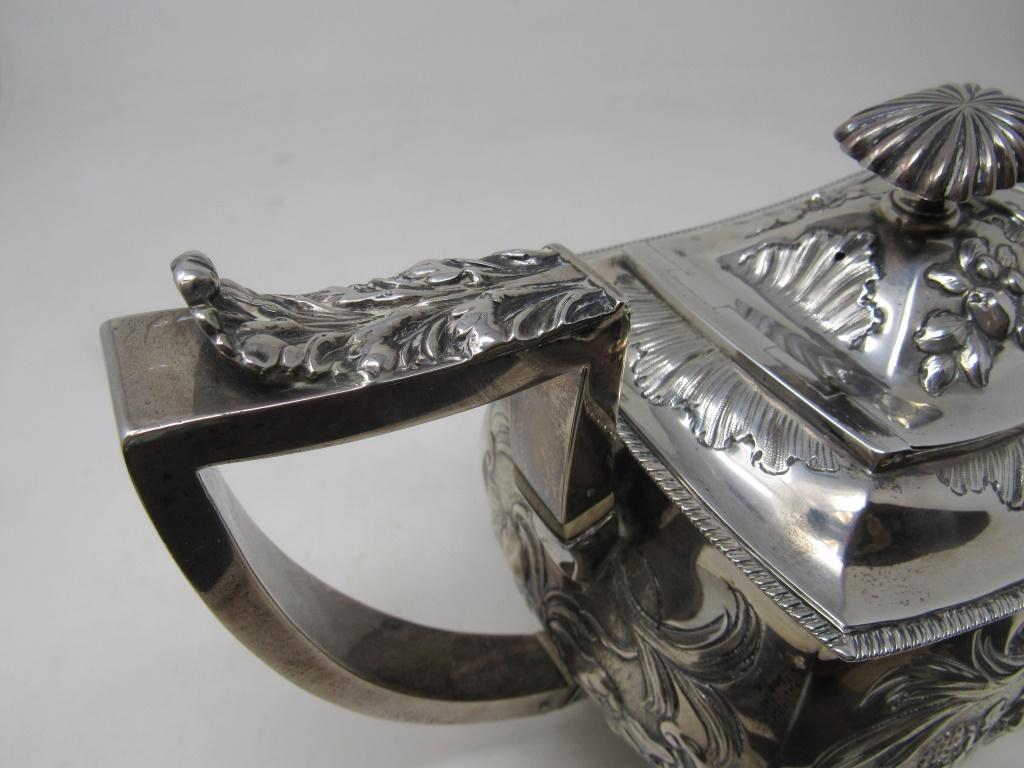Elegant 1807 George III English Silver Teapot-