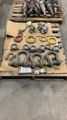 Shackles and Assorted Rigging Supplies-
