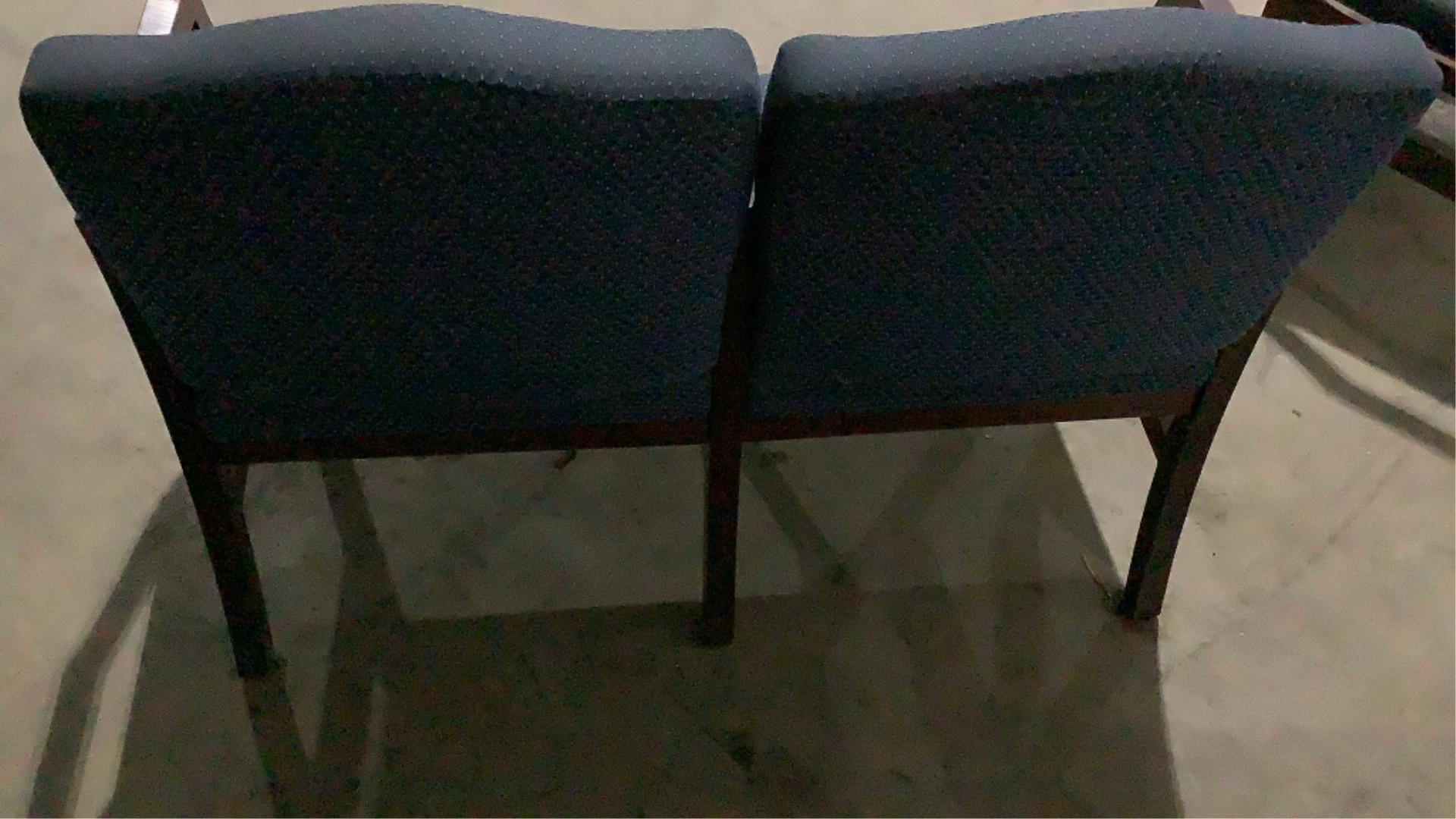 (Qty - 2) Double Waiting Room Chairs-