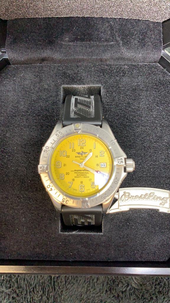 Breitling Superocean Mens Watch w/ Appraisal-