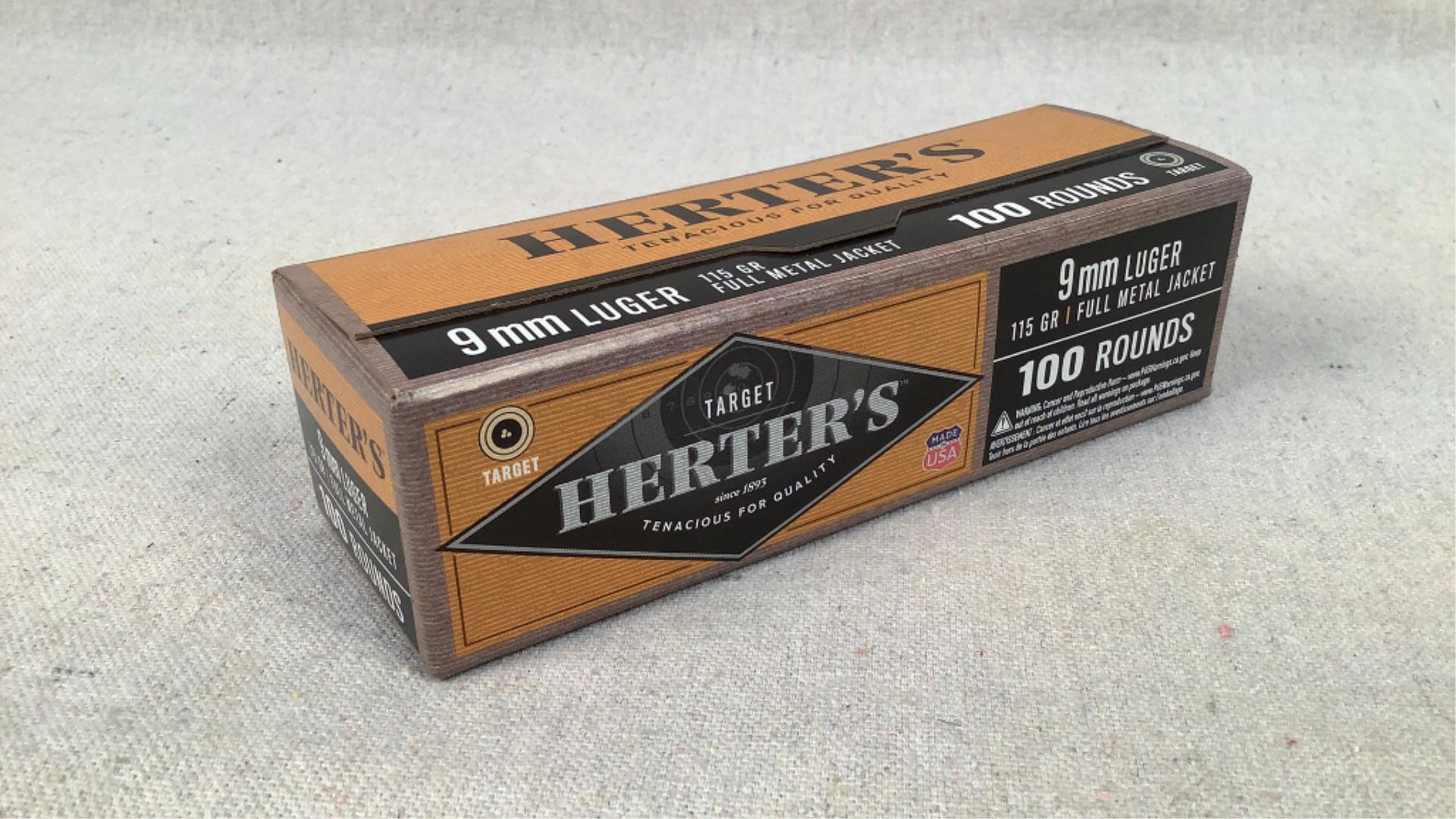 Herters 115 gr 100ct 9mm Luger