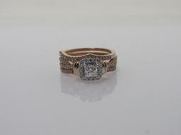 14kt Levian Rose Gold Diamond Ring Set