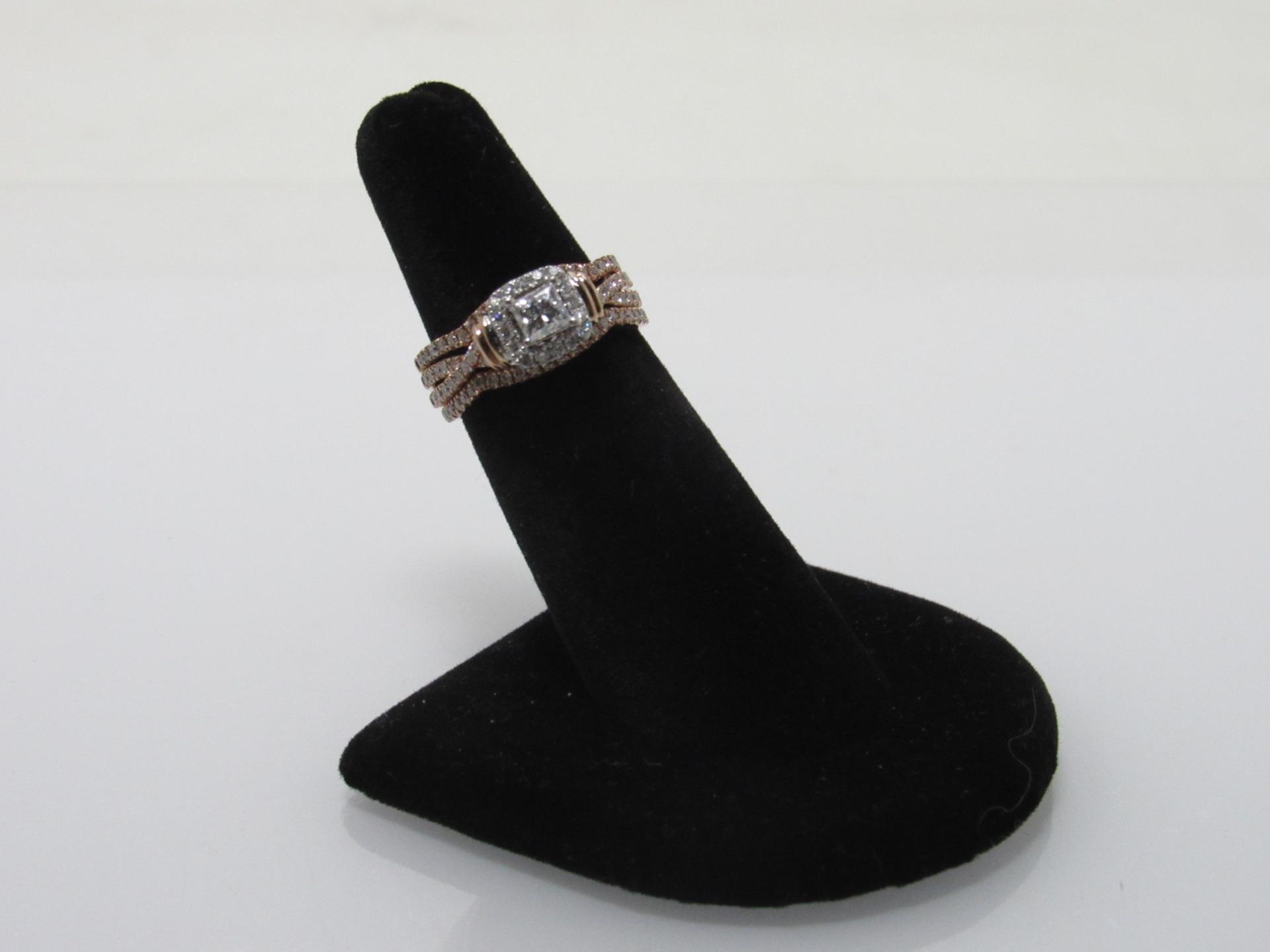 14kt Levian Rose Gold Diamond Ring Set