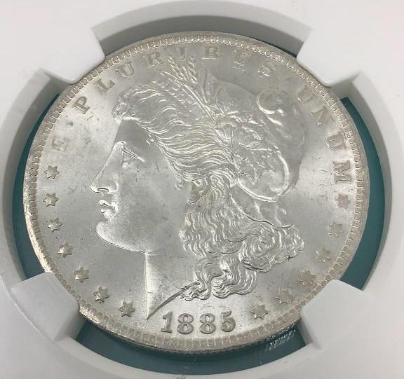 1885-O Morgan Silver Dollar-