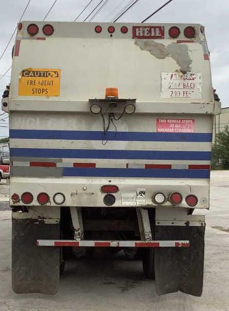 2007 Peterbilt 320 Side Load Garbage Truck 10% BP