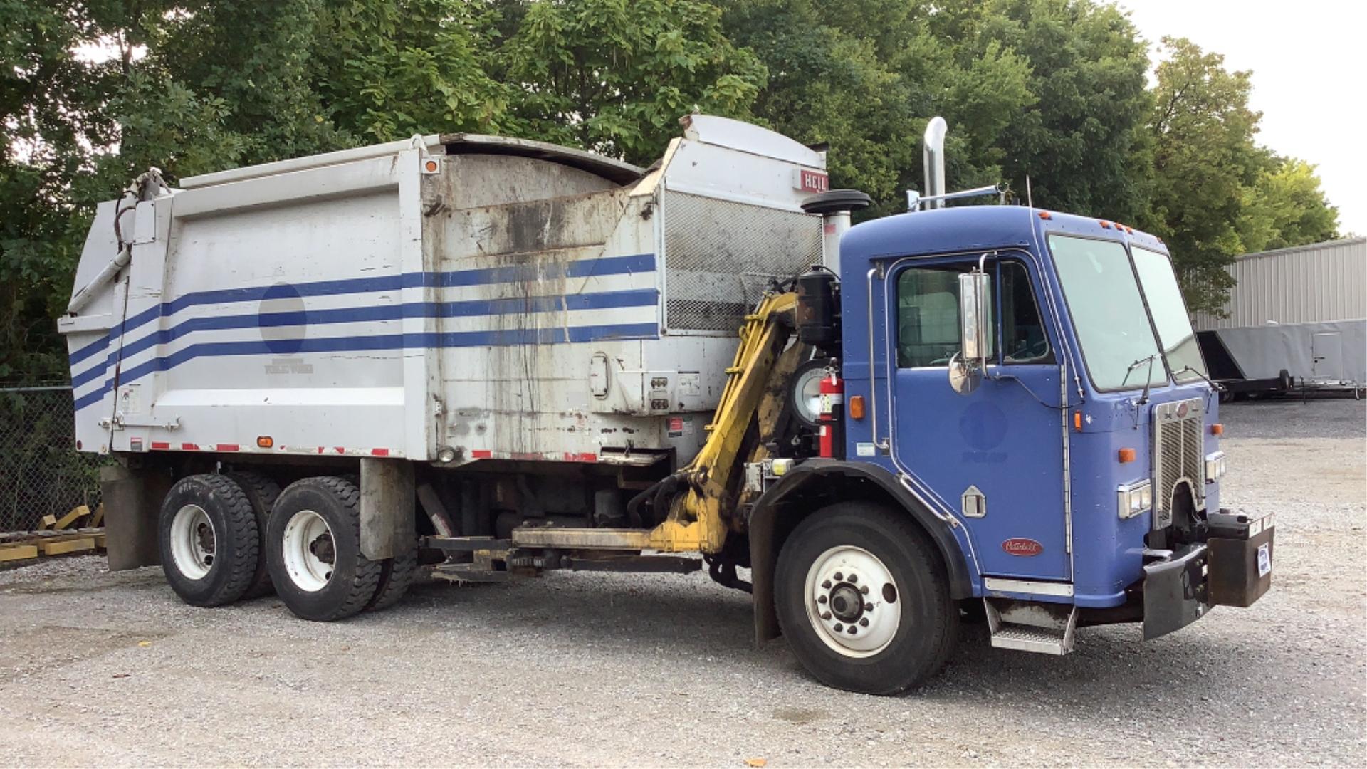 2007 Peterbilt 320 Side Load Garbage Truck INOP 10