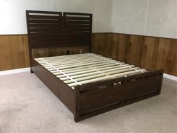 King Bed and Nightstand