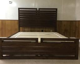 King Bed and Nightstand