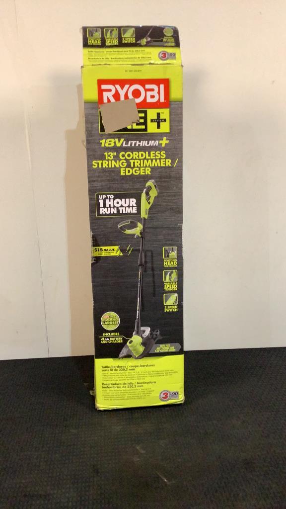 Ryobi 13" Cordless String Trimmer / Edger P2008VNM