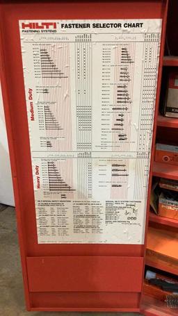 Hilti Fastening Tools & Supplies W/ Cabinet