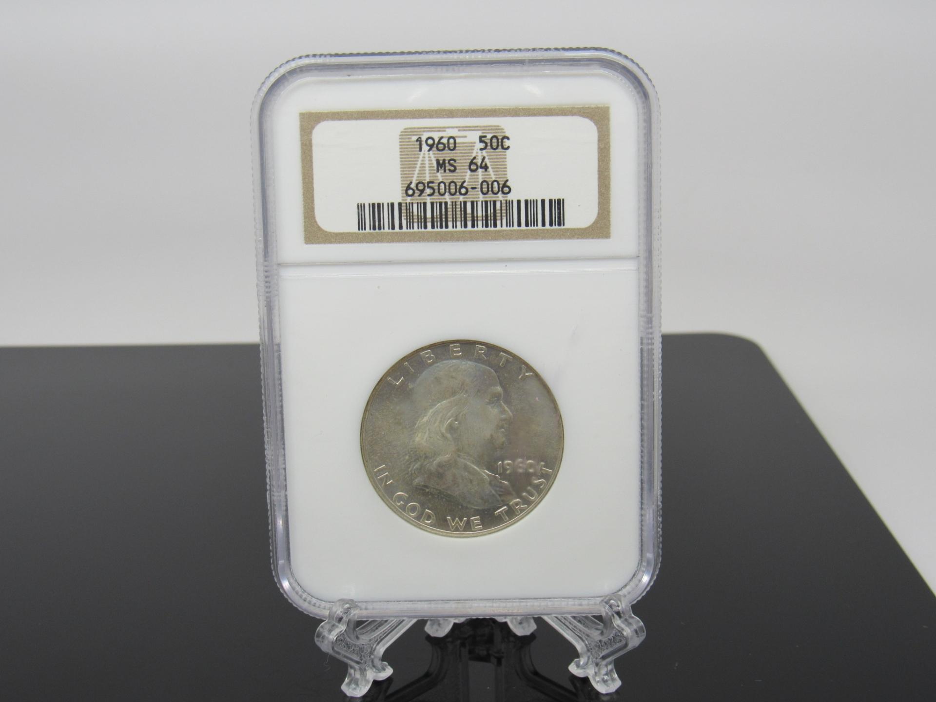 1960 Franklin Silver Half Dollar