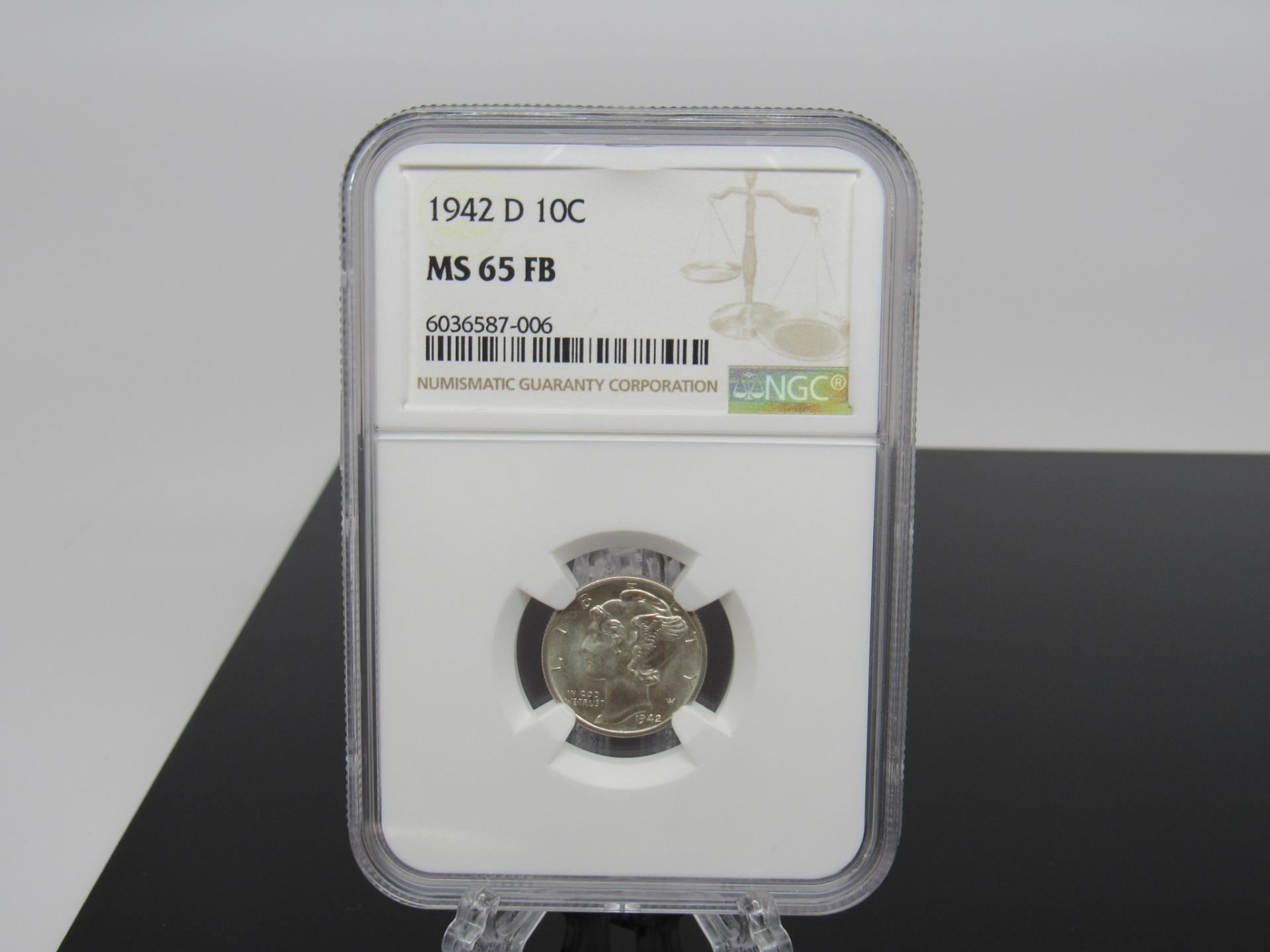 1942 - D Mercury Dime