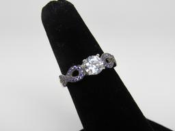 Sapphire & Amethyst Ring