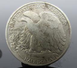 (3) US Silver Walking Liberty Half Dollars