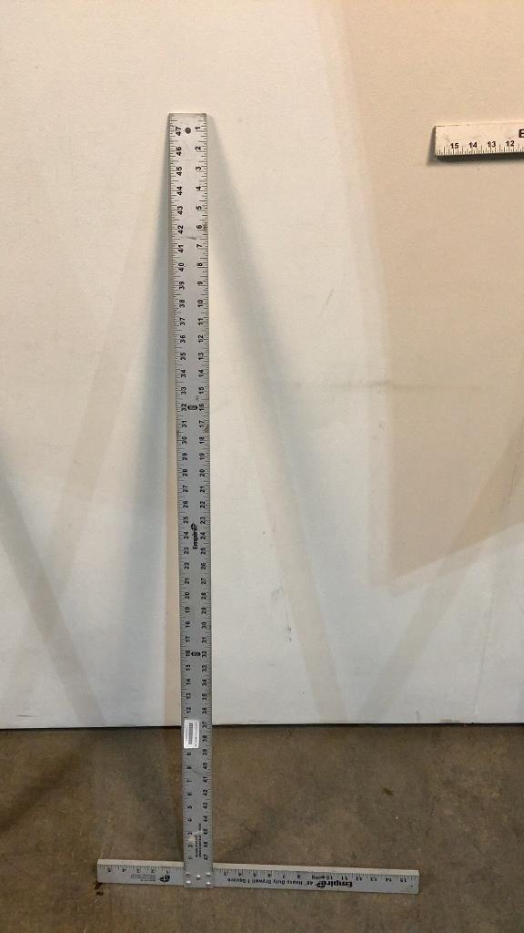 (5) Empire Level Mfg. Corp Heavy Duty Drywall T-Sq