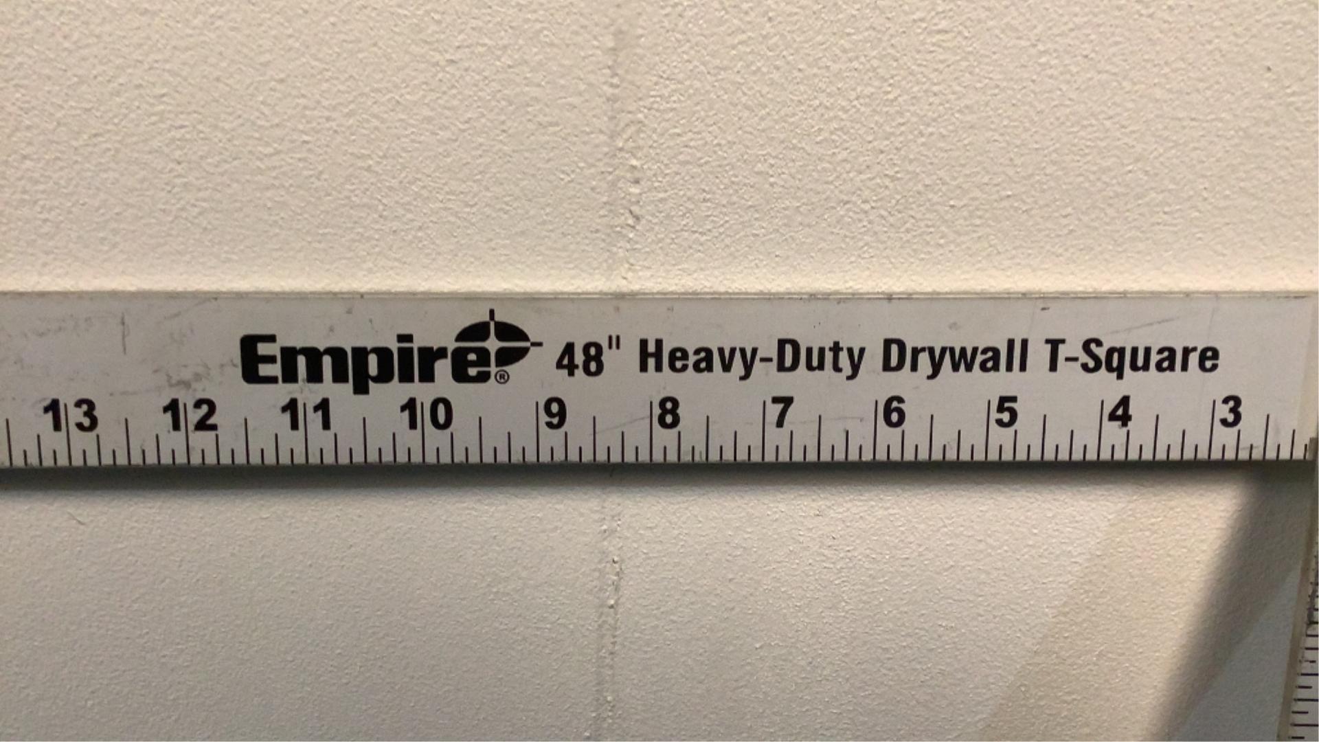 (5) Empire Level Mfg. Corp Heavy Duty Drywall T-Sq