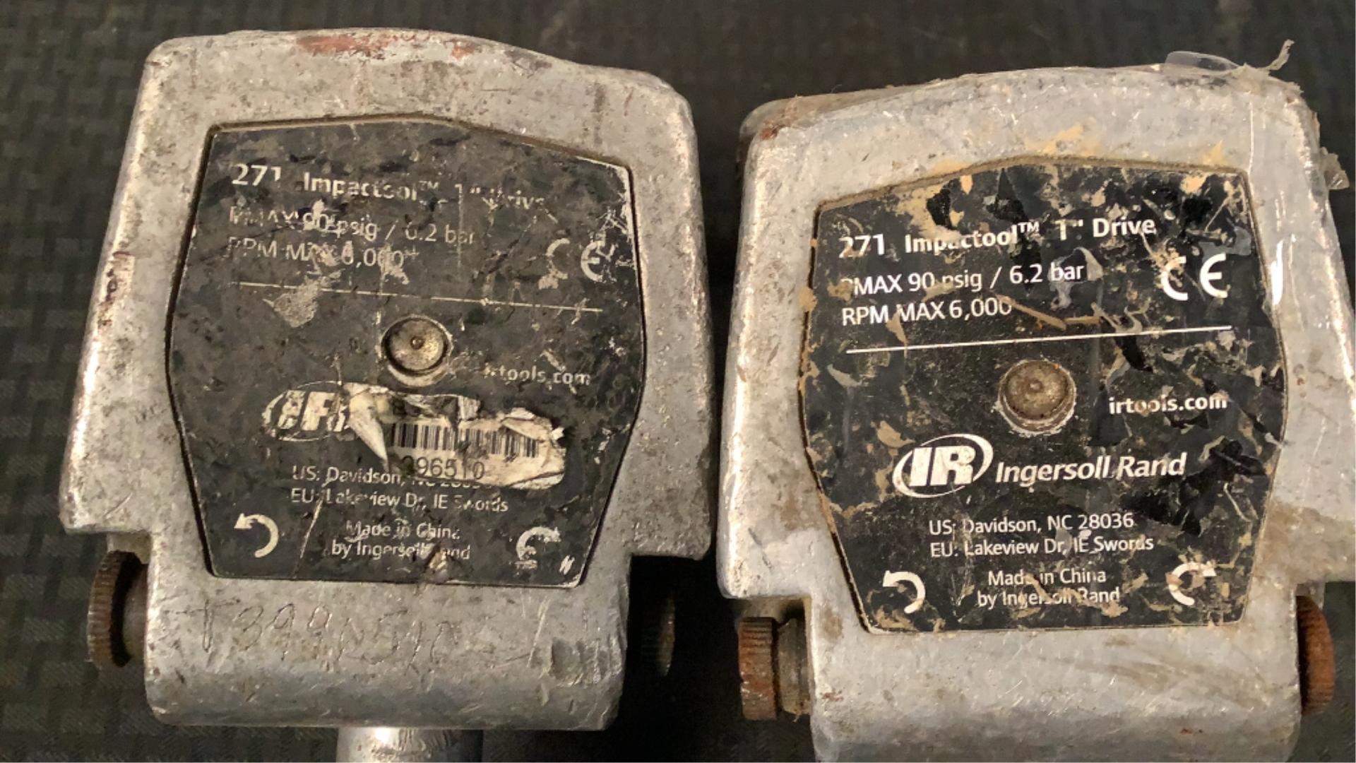 (2) Ingersoll-Rand Pneumatic 1" Impact Wrenches