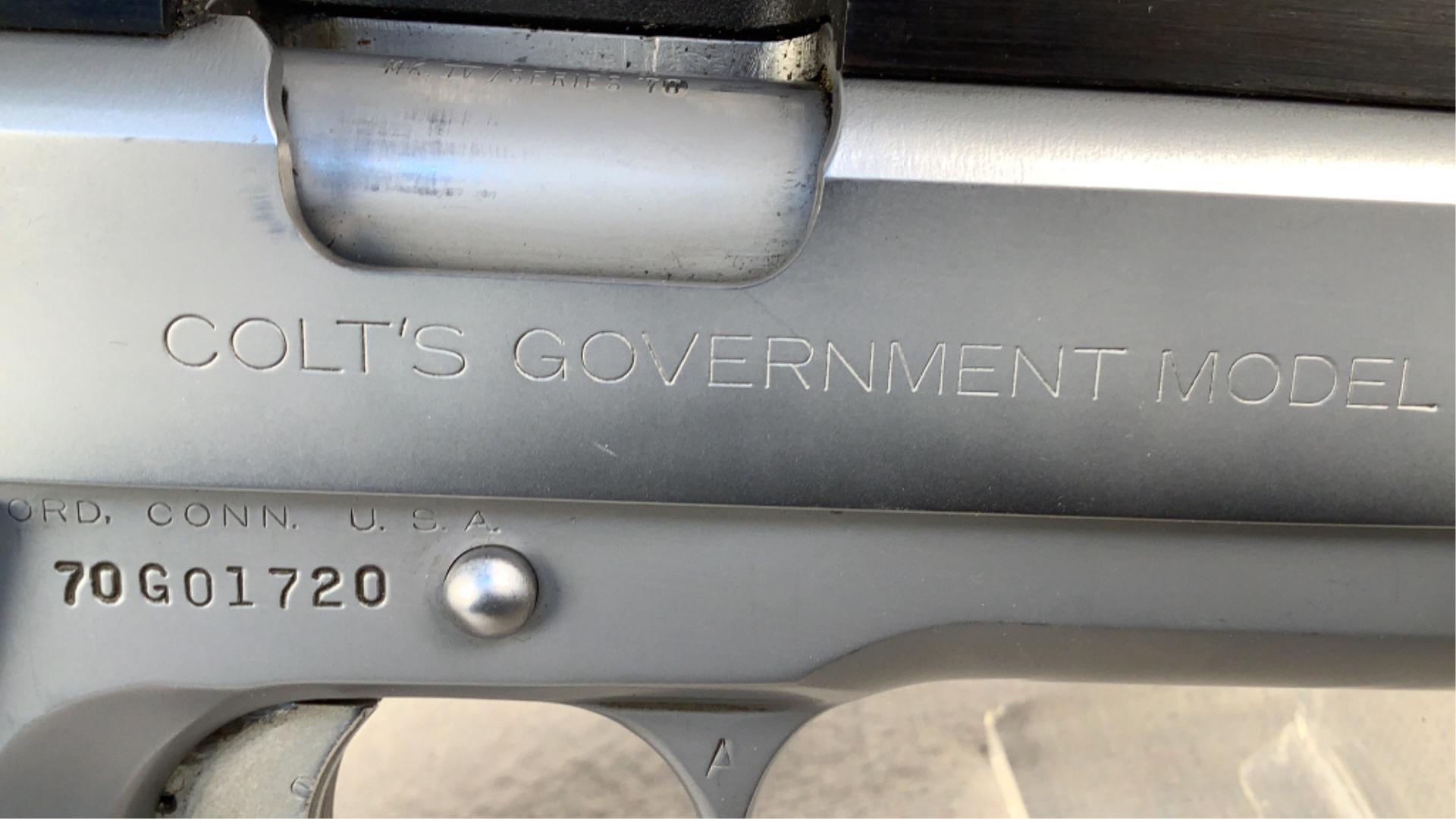 Colt MK IV Series 70 Government .45 Auto